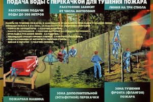 Меры безопасности при тушении лесных пожаров (галерея)