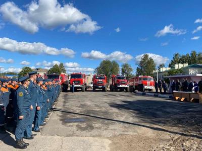 В Нижегородской области наградили участников борьбы с пожарами в Воротынском округе