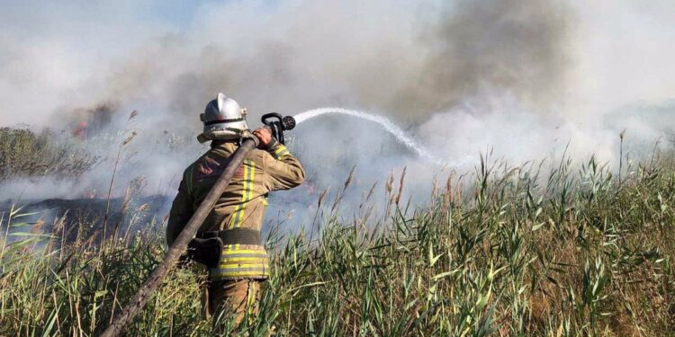 Тушение пожаров с помощью УПВД