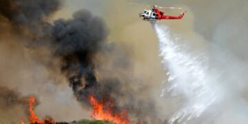 Использование авиации при тушении лесных пожаров